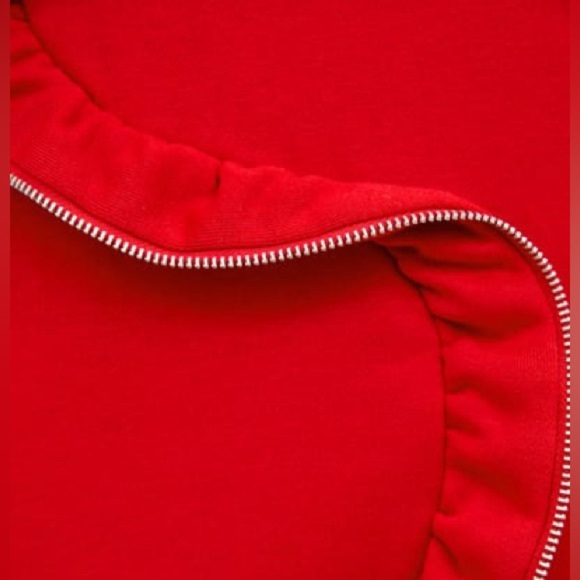 ZARA SWEATSHIRT WITH ZIPS SIZE M - Picture 7 of 8